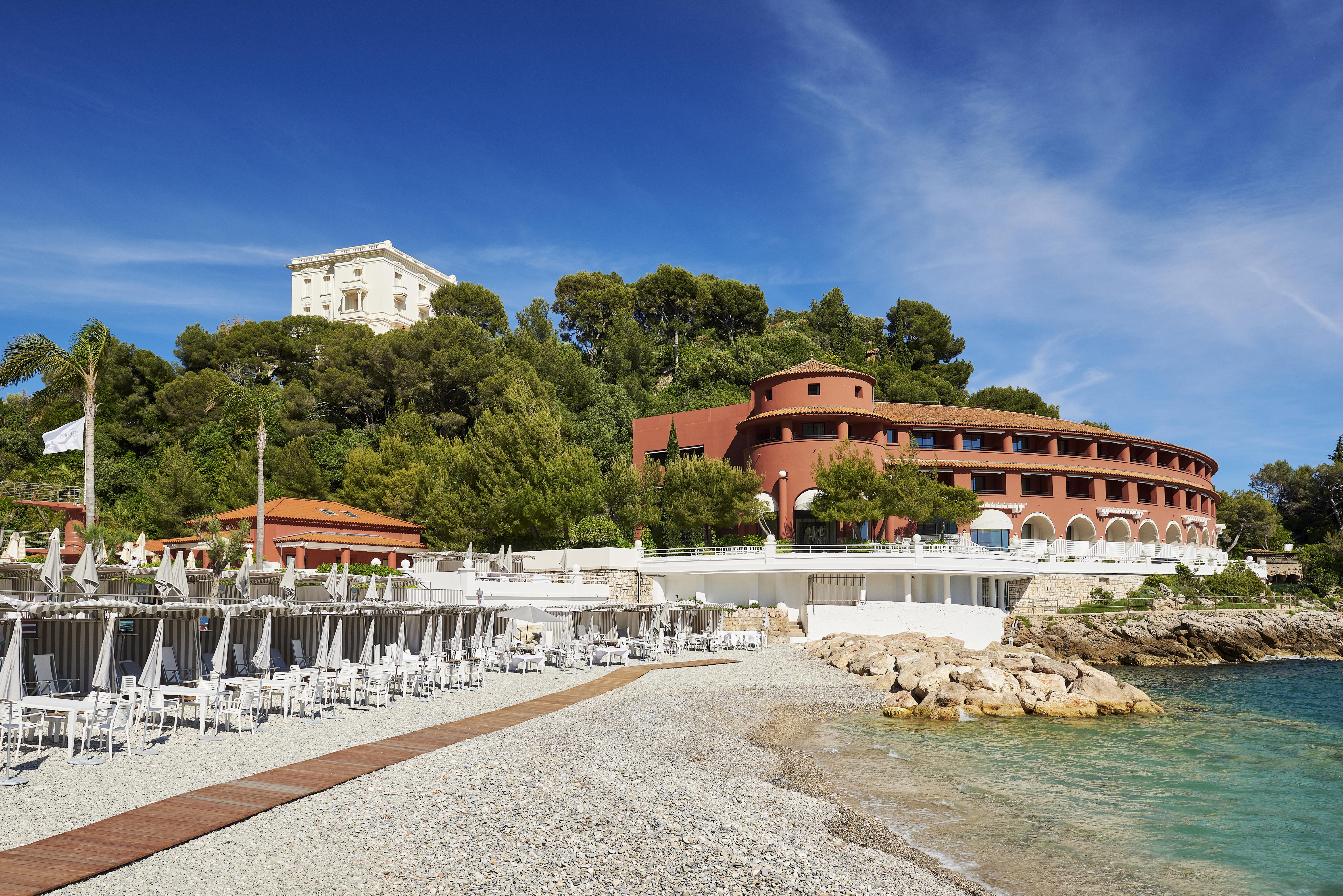 Hôtel Hermitage Monte-Carlo Esterno foto The hotel's beach