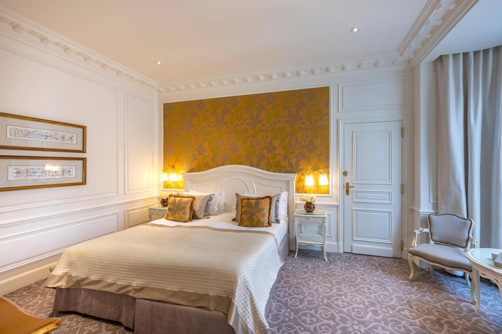 Hôtel Hermitage Monte-Carlo Camera foto A bedroom at the hotel